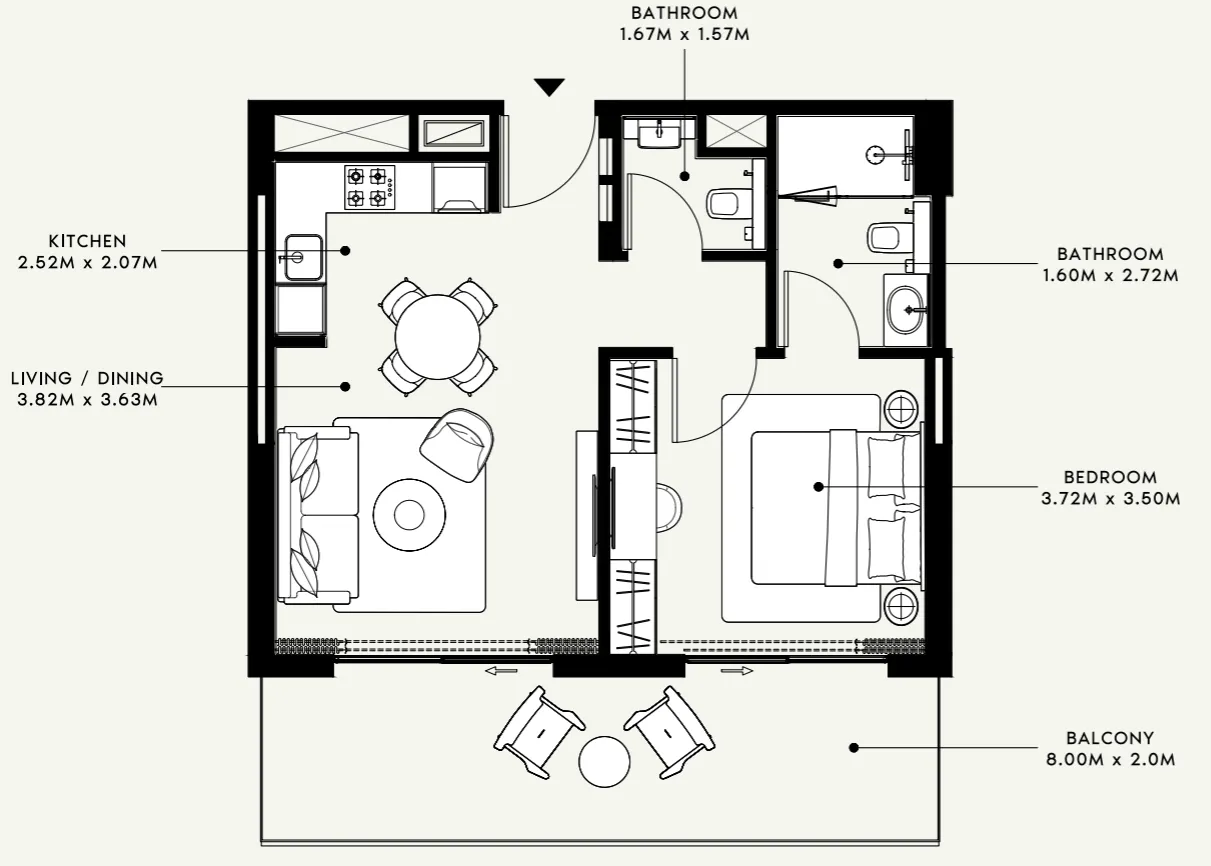 Azizi Azizi Venice floor plan