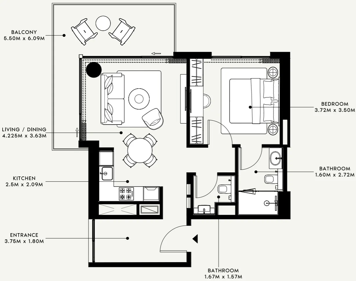 Azizi Azizi Venice floor plan