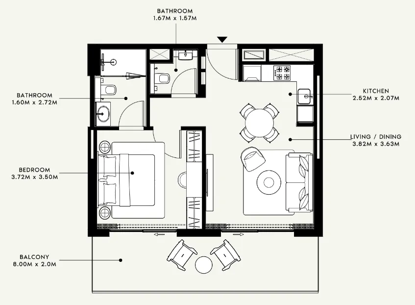 Azizi Azizi Venice floor plan