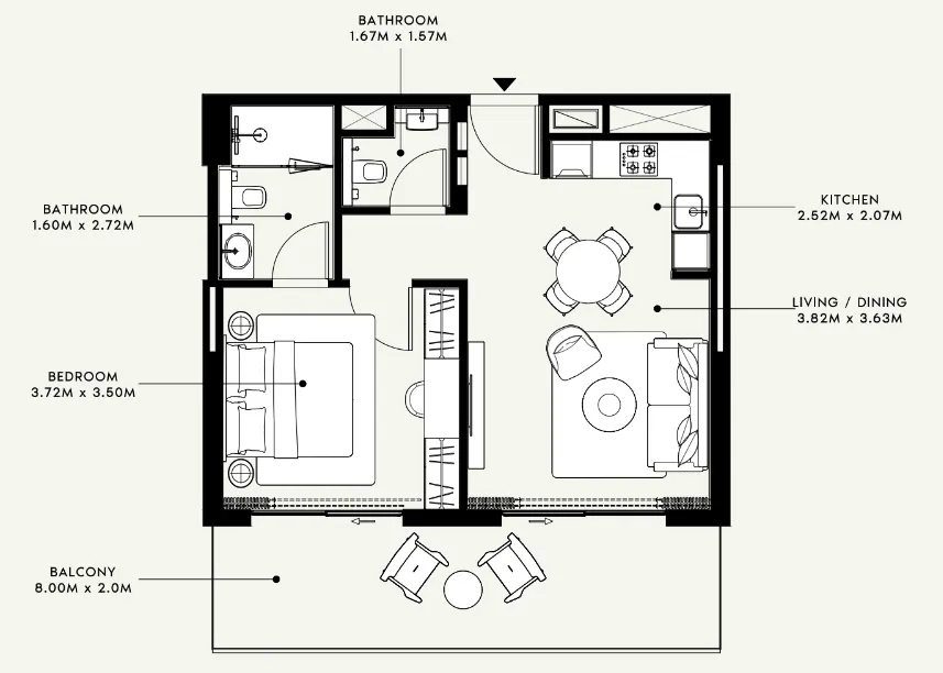 Azizi Azizi Venice floor plan