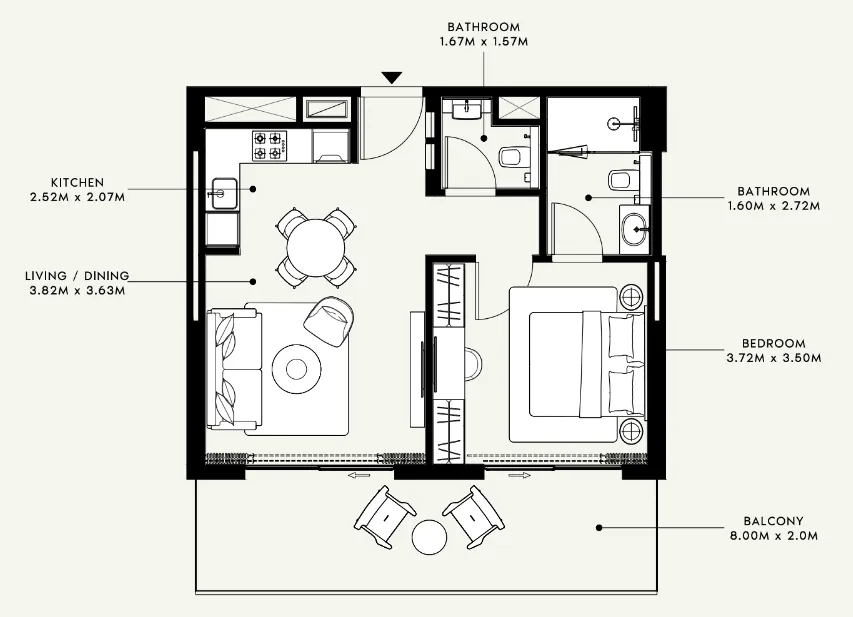 Azizi Azizi Venice floor plan