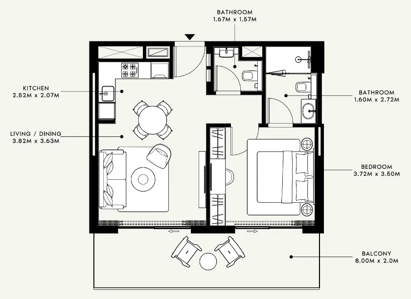 Azizi Azizi Venice floor plan