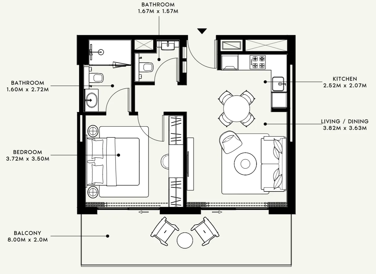 Azizi Azizi Venice floor plan