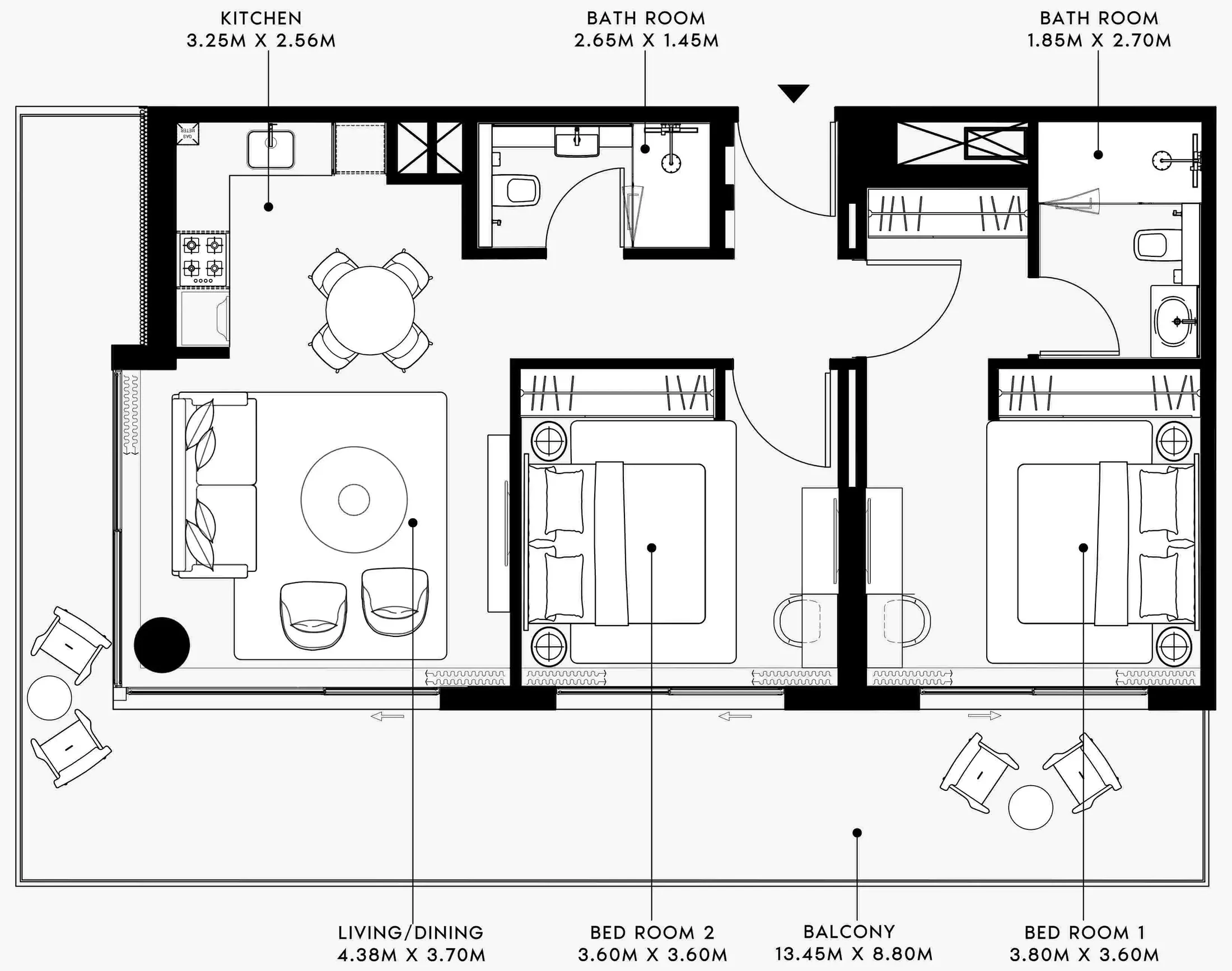 Azizi Azizi Venice floor plan