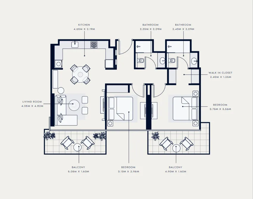 Azizi Azizi Venice floor plan