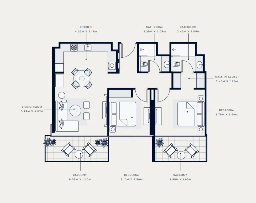 Azizi Azizi Venice floor plan