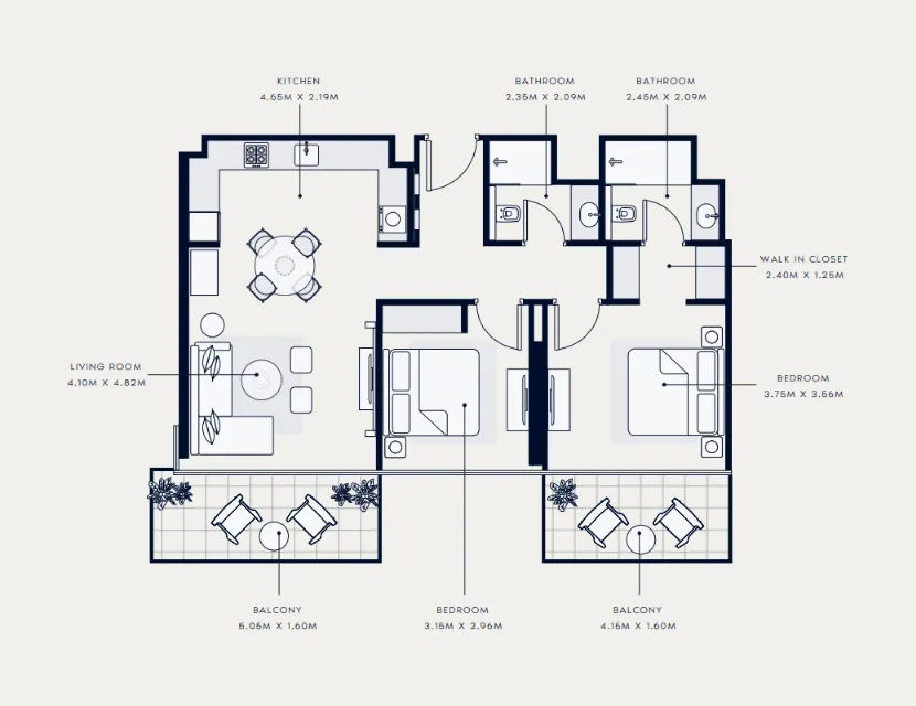 Azizi Azizi Venice floor plan