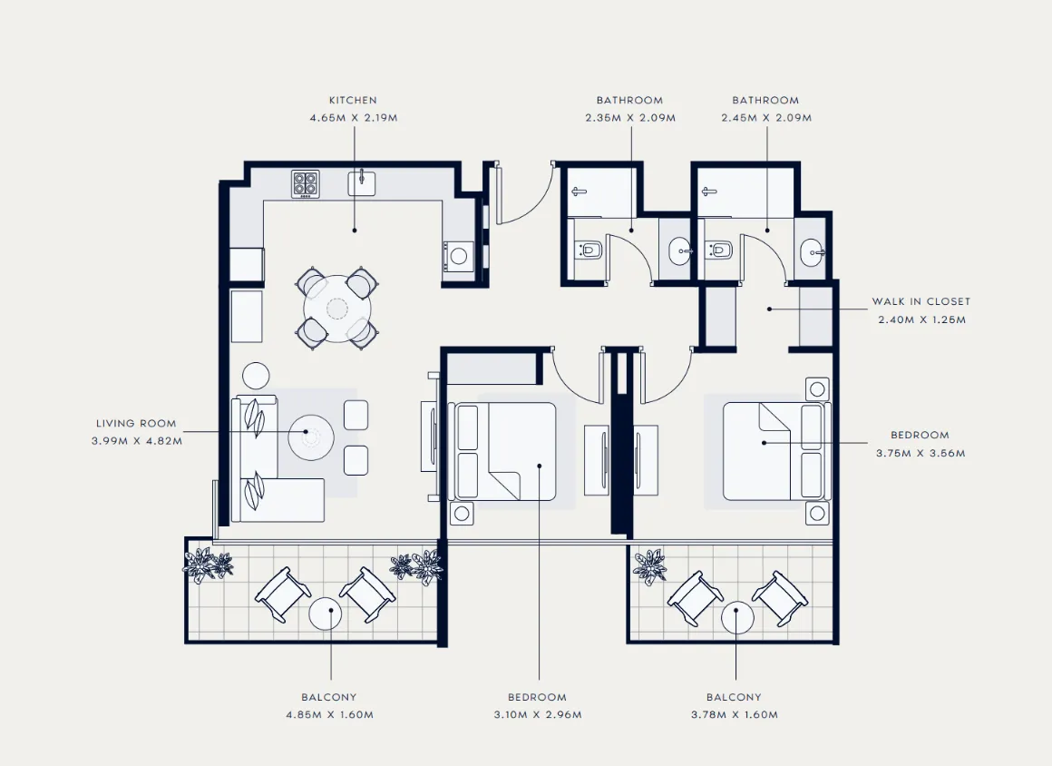 Azizi Azizi Venice floor plan