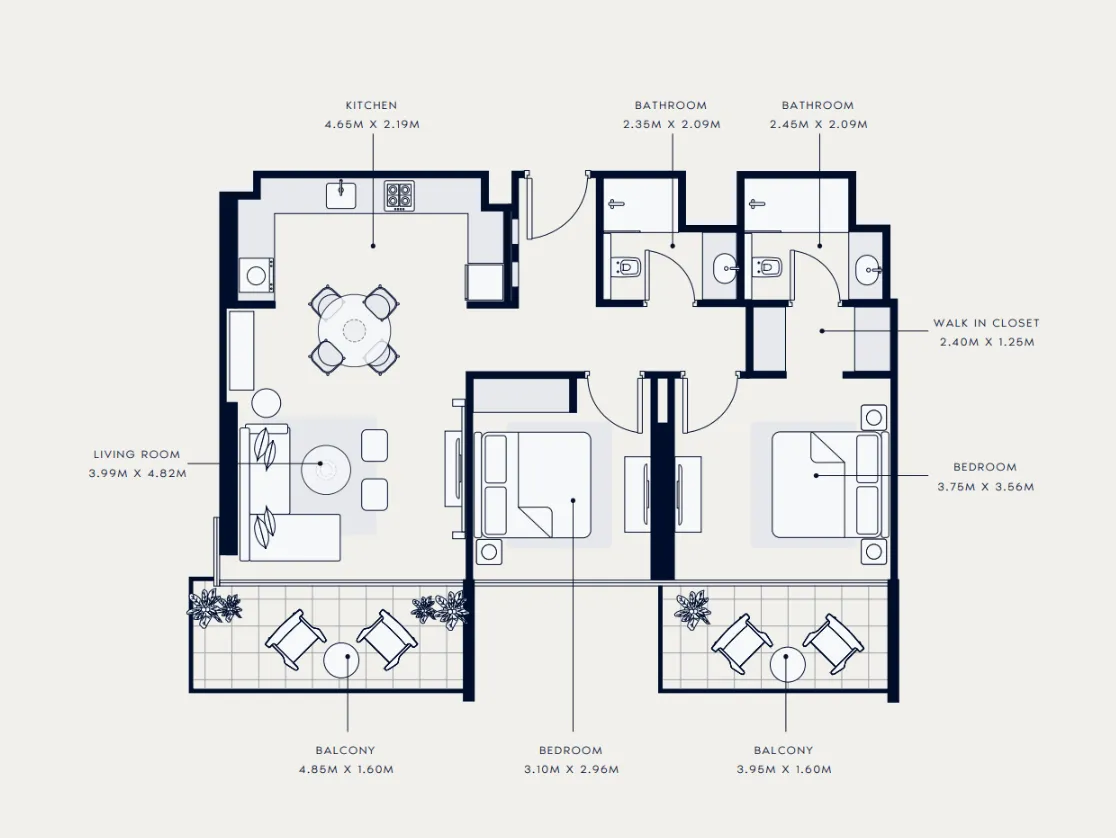 Azizi Azizi Venice floor plan
