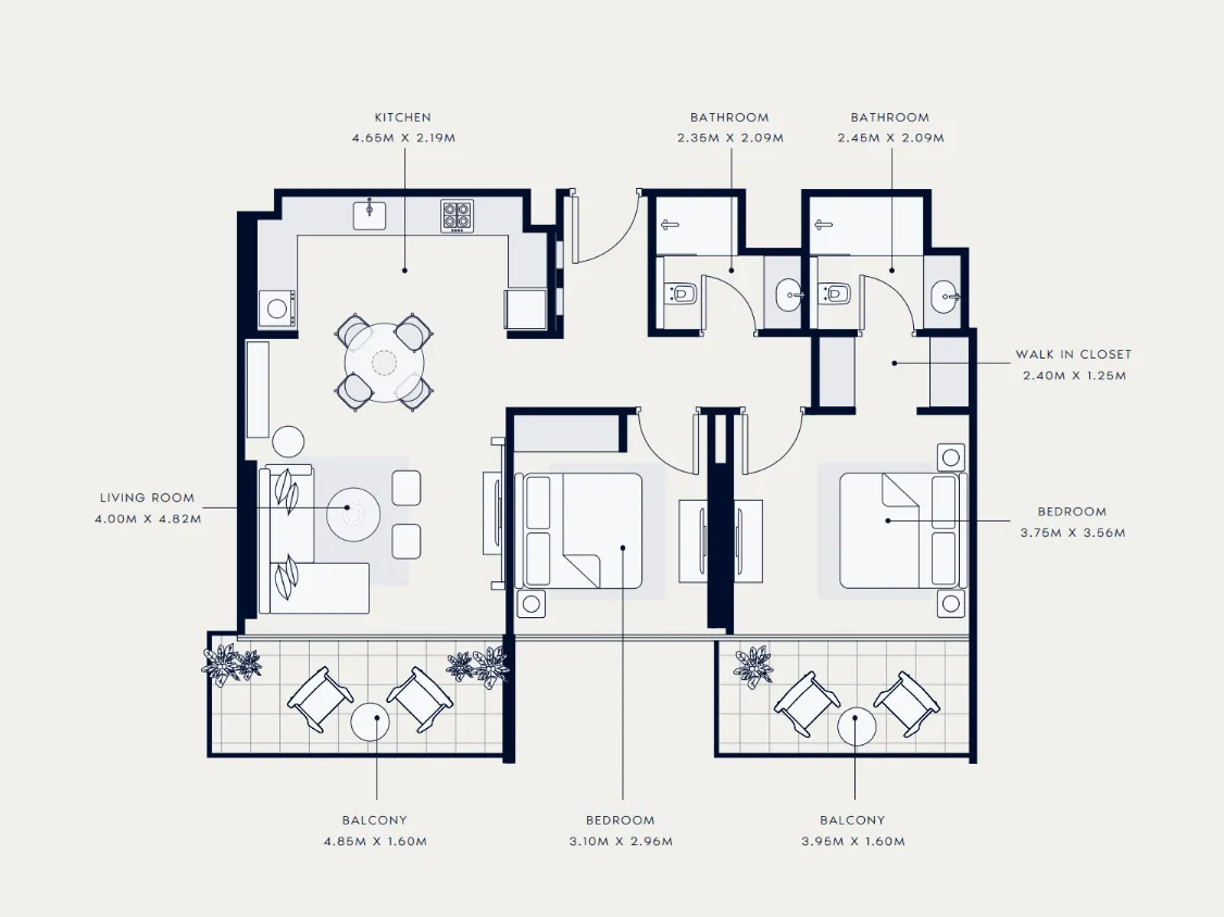Azizi Azizi Venice floor plan