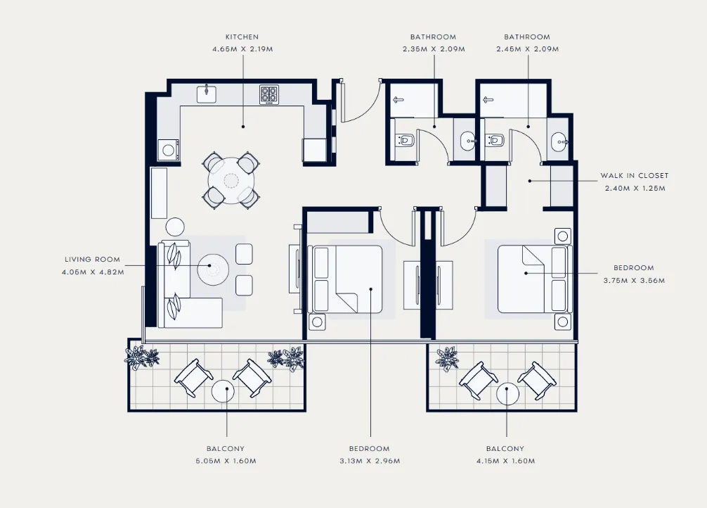 Azizi Azizi Venice floor plan