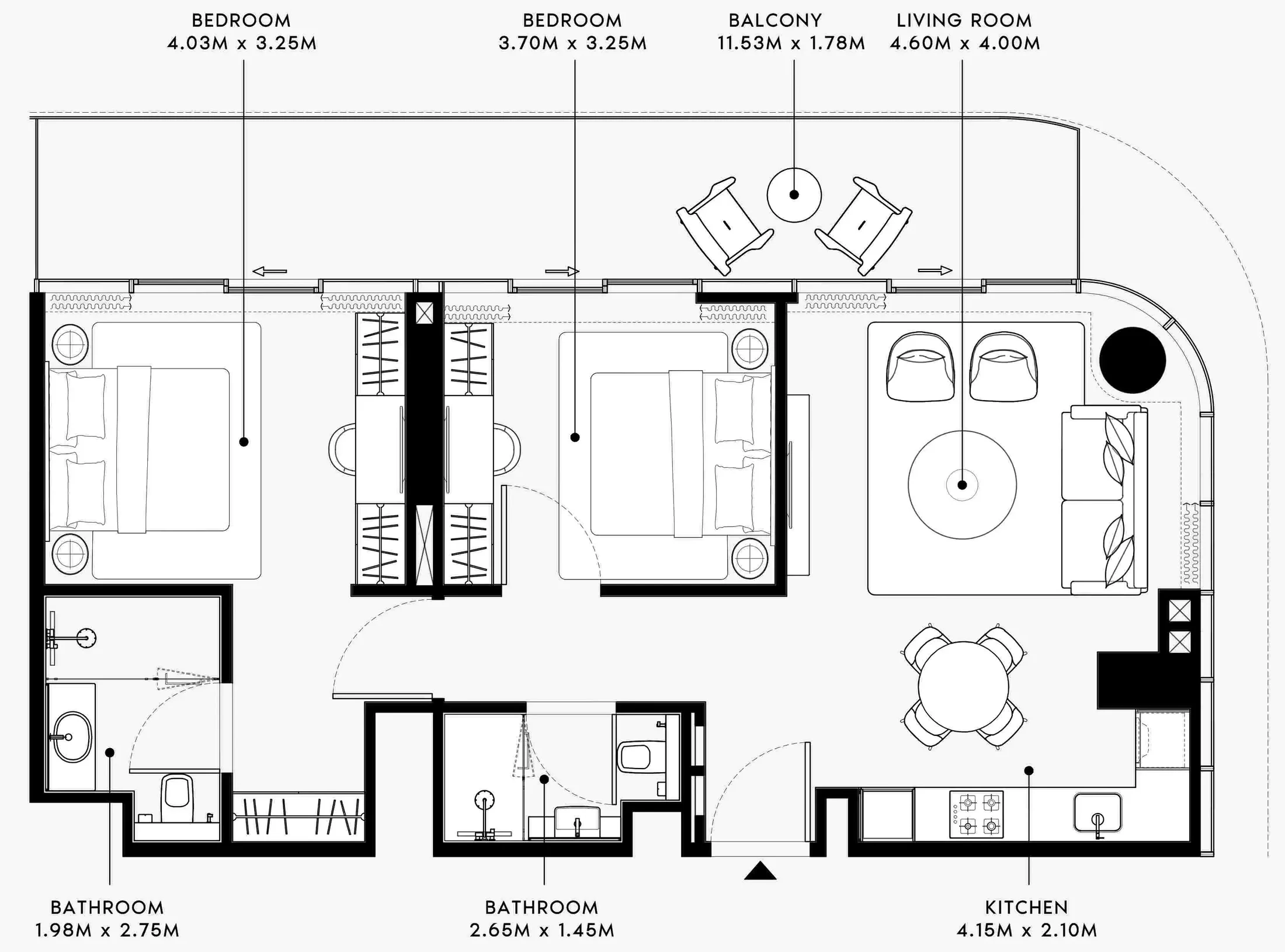 Azizi Azizi Venice floor plan