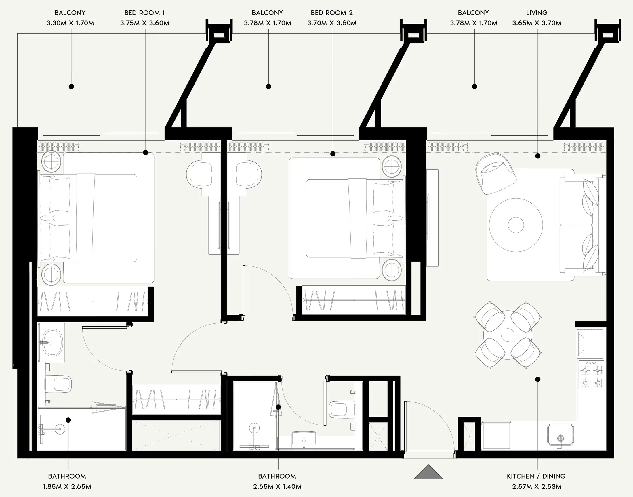 Azizi Azizi Venice floor plan