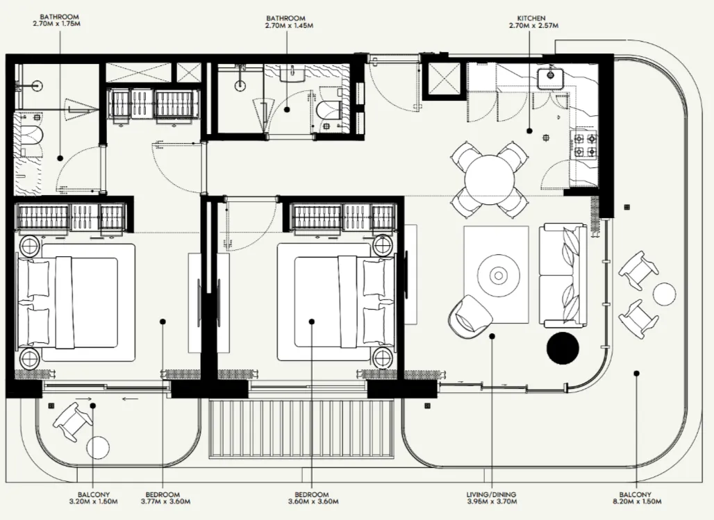 Azizi Azizi Venice floor plan