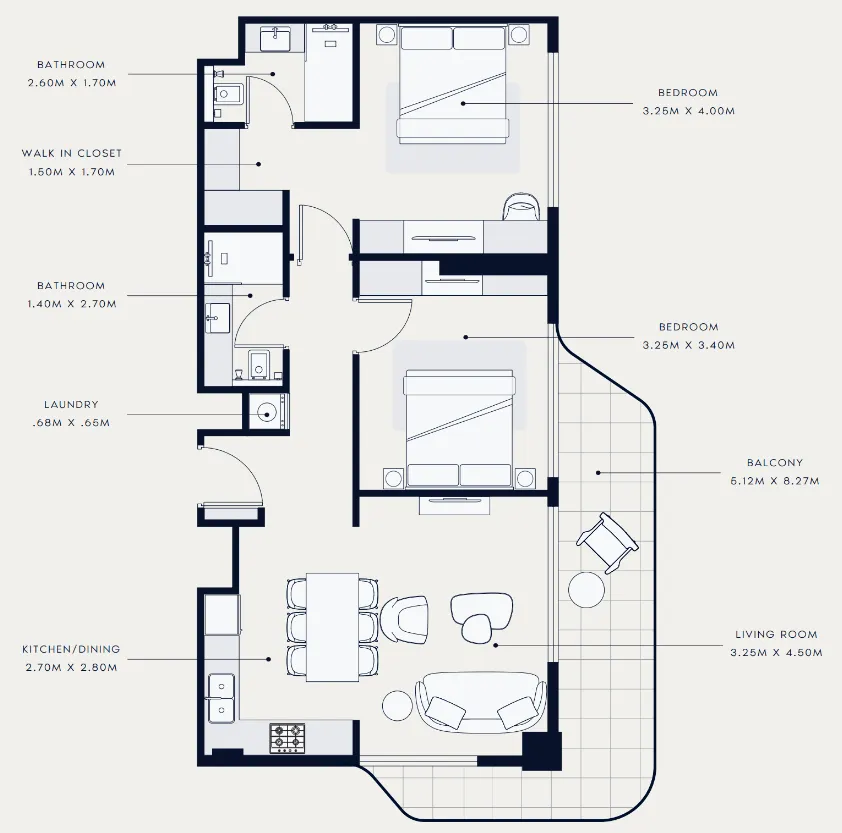 Azizi Azizi Venice floor plan