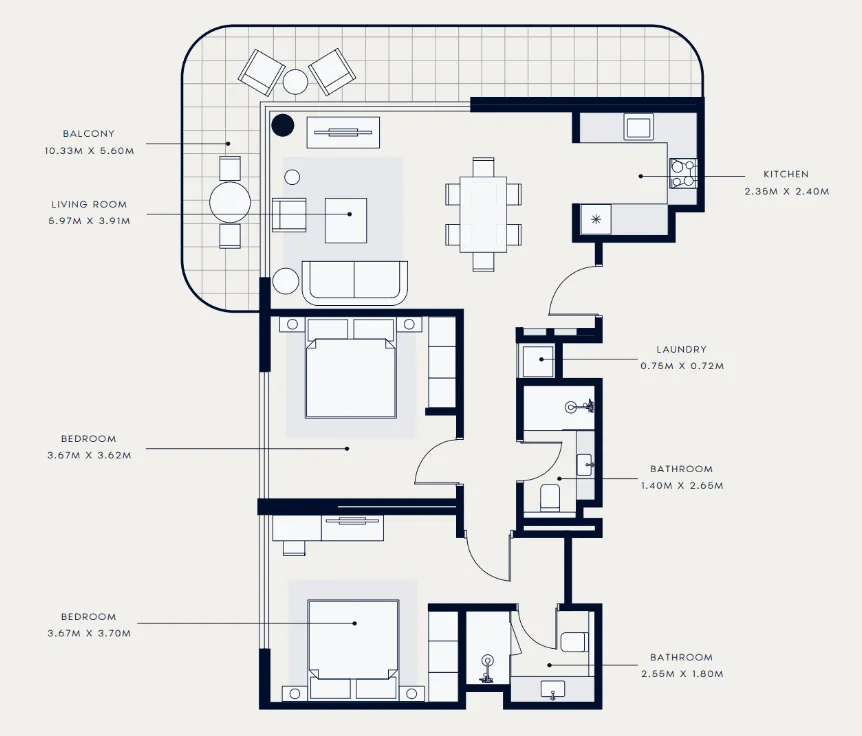 Azizi Azizi Venice floor plan