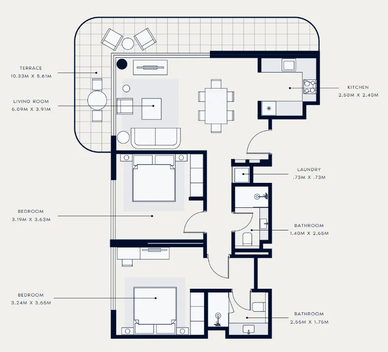Azizi Azizi Venice floor plan