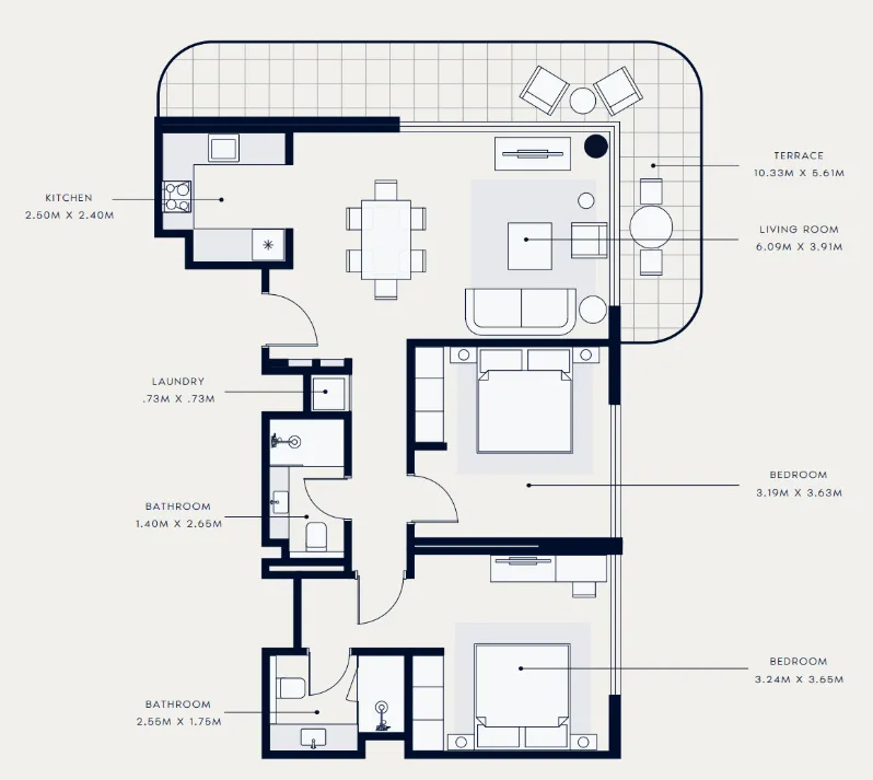 Azizi Azizi Venice floor plan