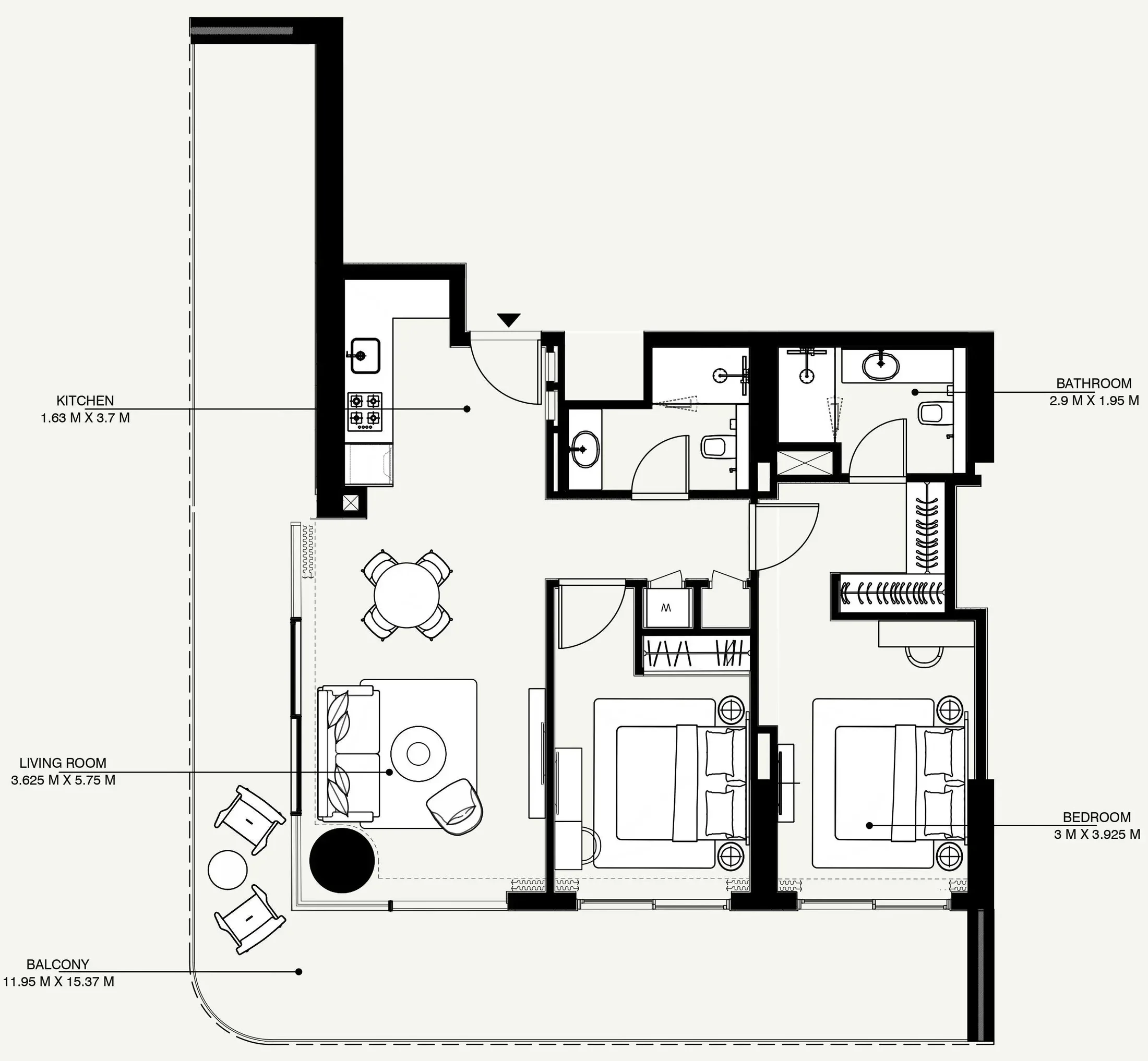 Azizi Azizi Venice floor plan