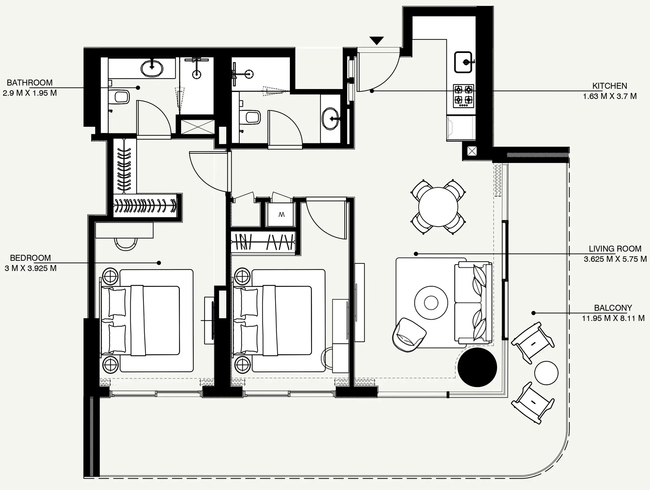 Azizi Azizi Venice floor plan
