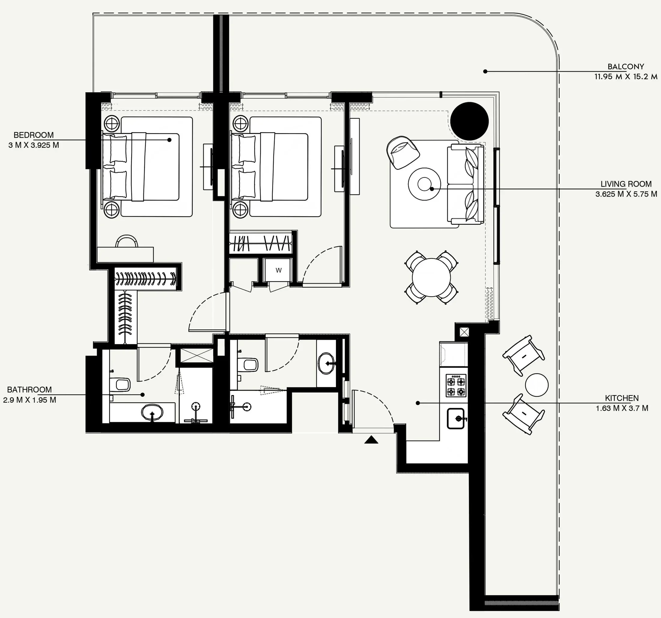 Azizi Azizi Venice floor plan