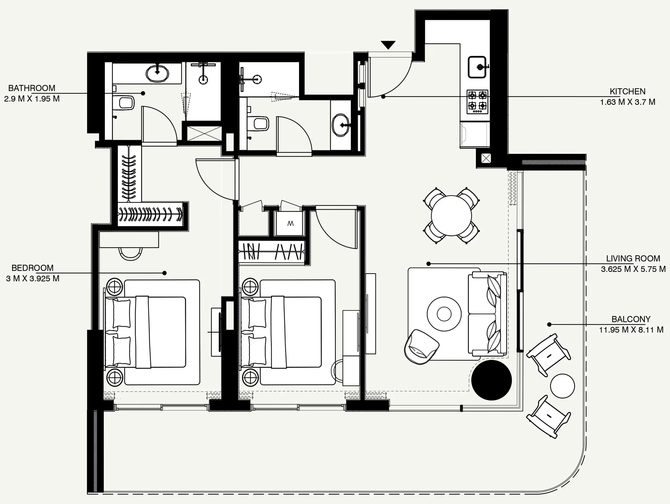 Azizi Azizi Venice floor plan