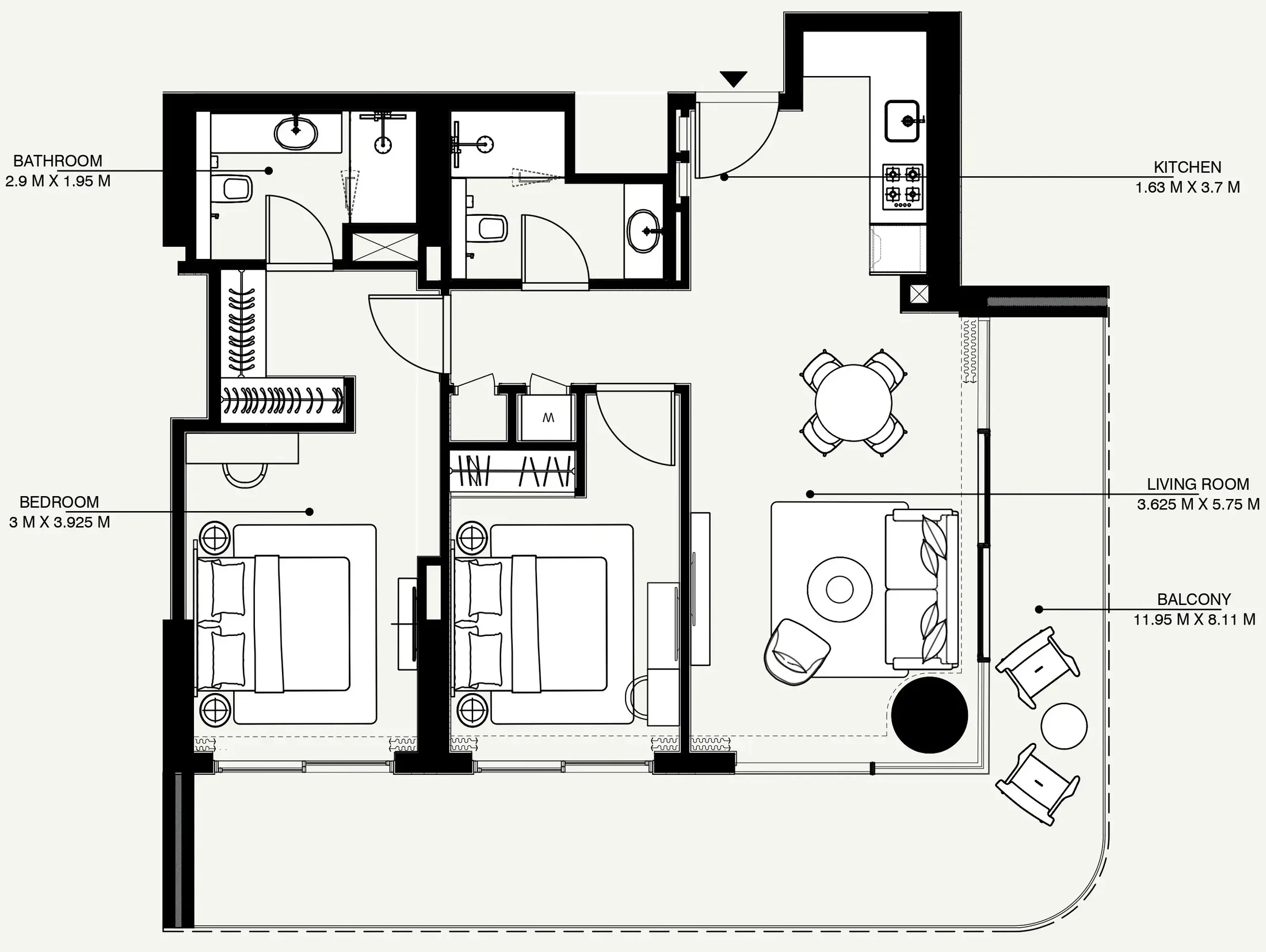Azizi Azizi Venice floor plan
