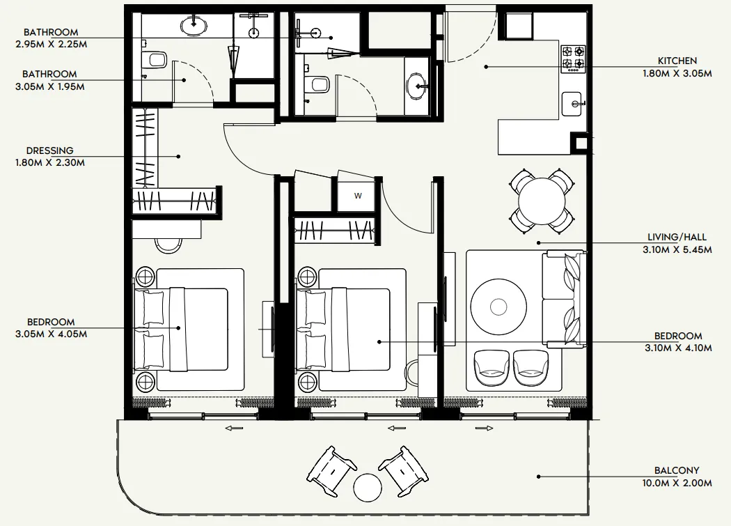 Azizi Azizi Venice floor plan