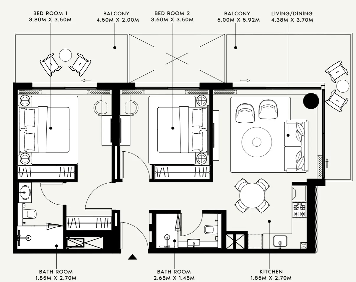 Azizi Azizi Venice floor plan