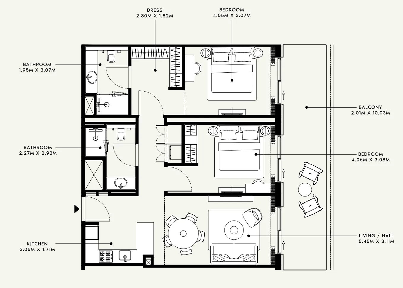 Azizi Azizi Venice floor plan