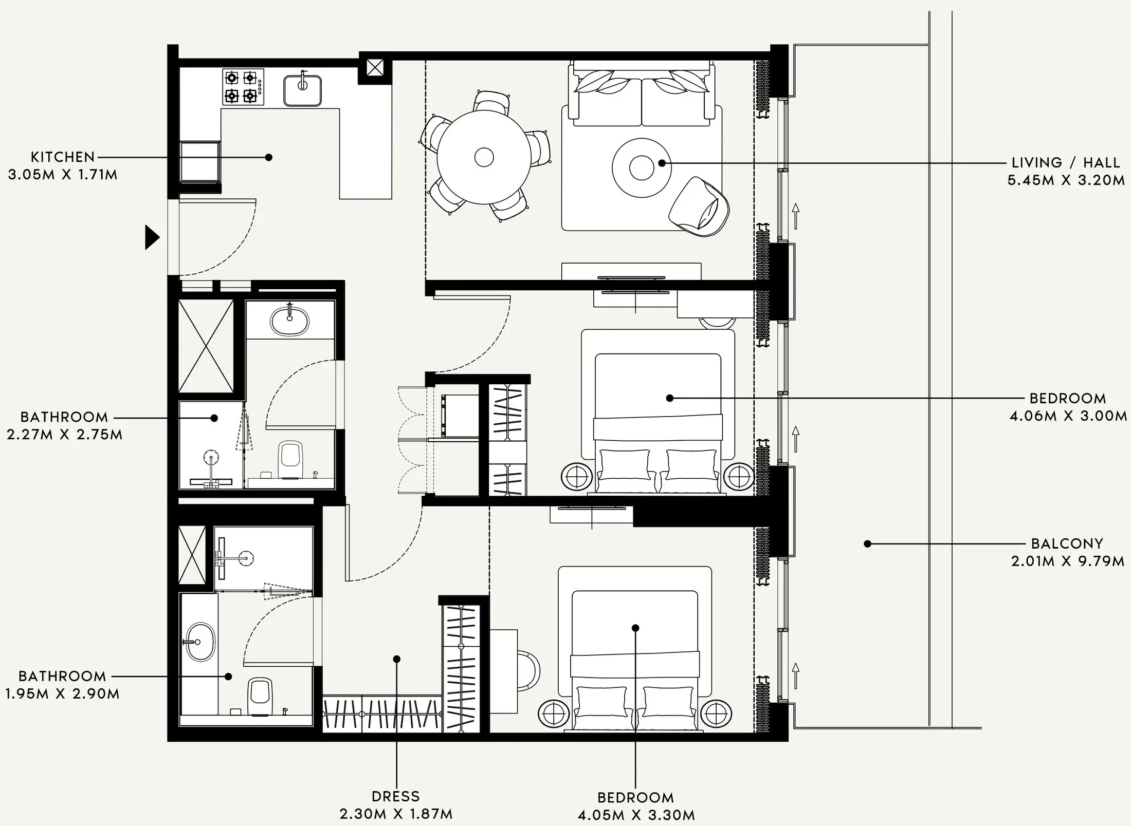 Azizi Azizi Venice floor plan