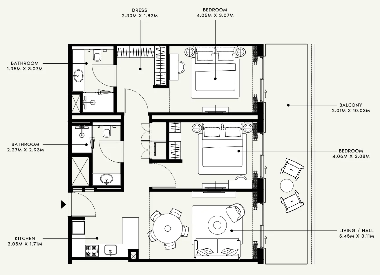 Azizi Azizi Venice floor plan