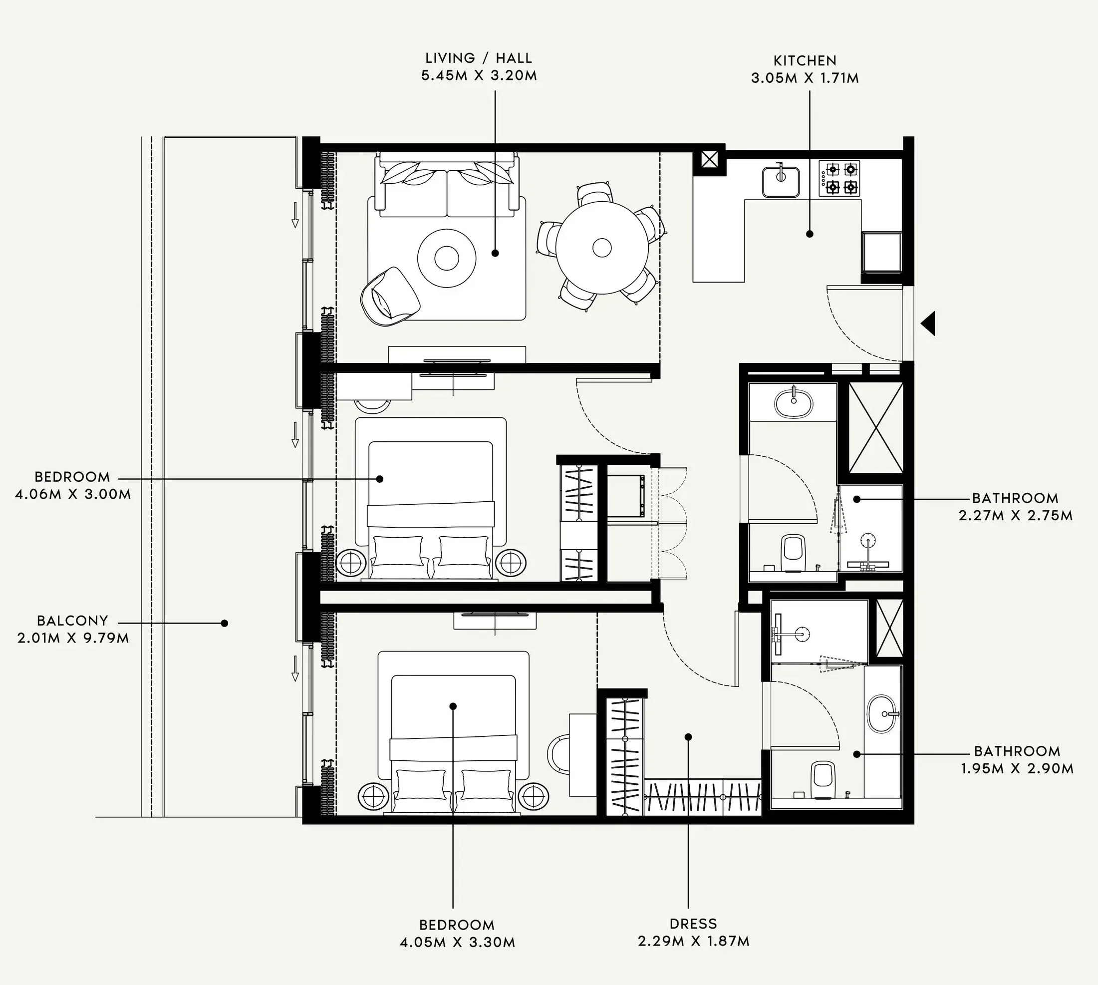 Azizi Azizi Venice floor plan