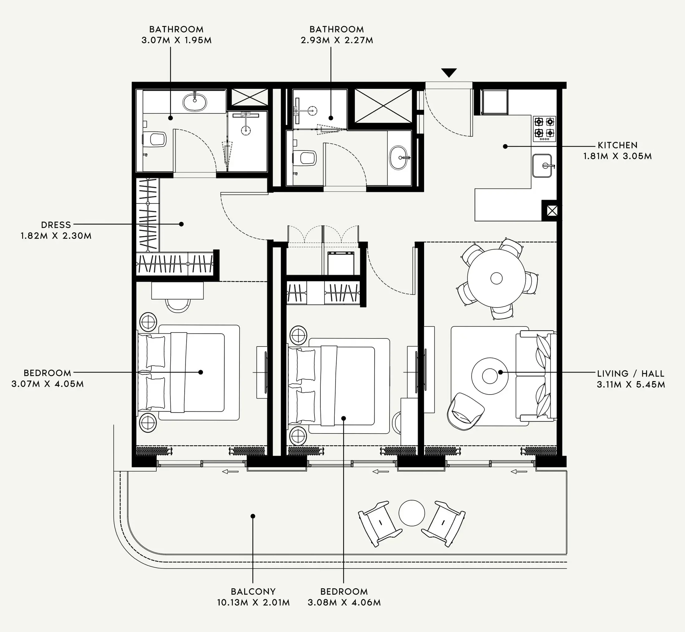 Azizi Azizi Venice floor plan