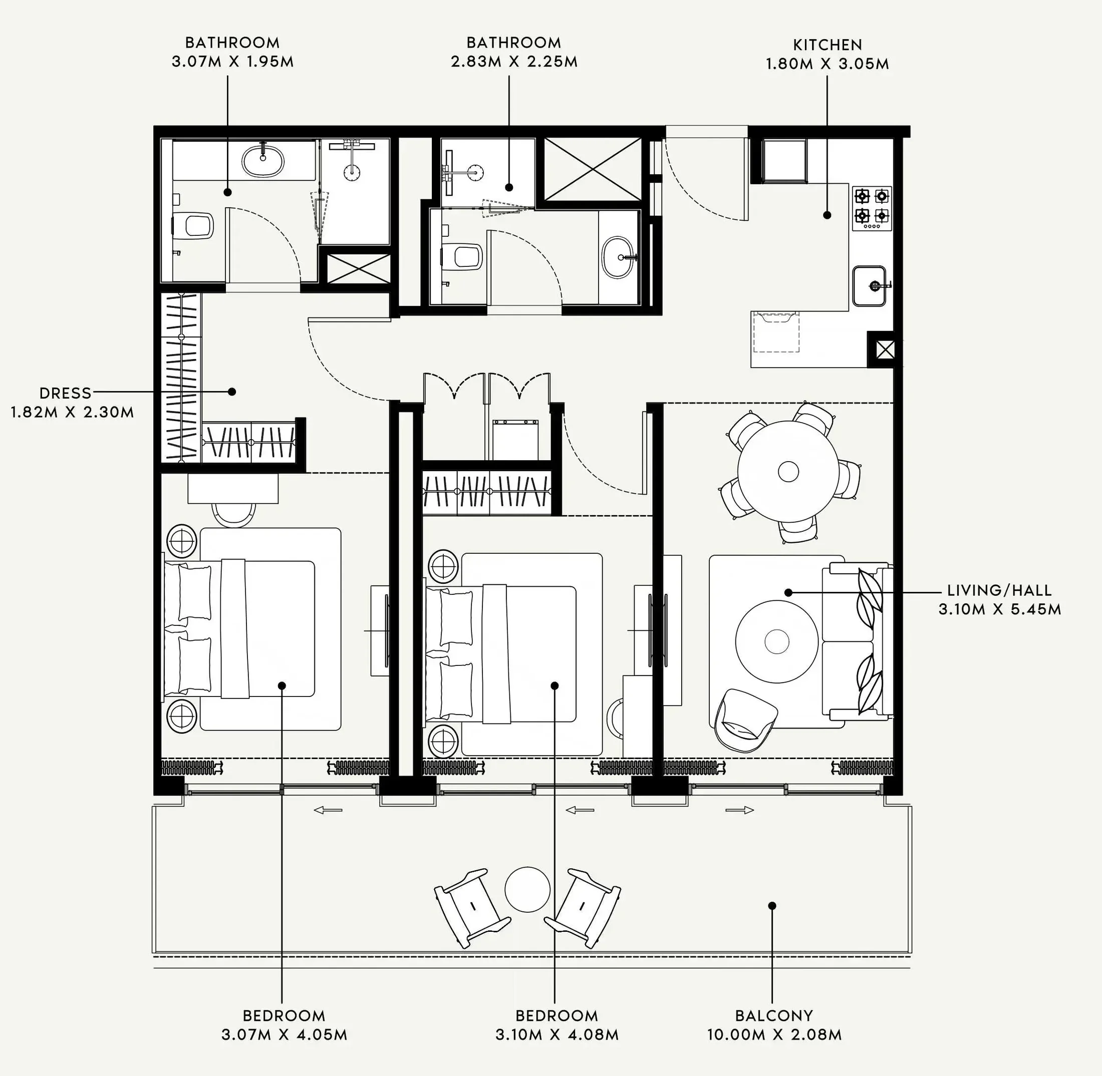 Azizi Azizi Venice floor plan