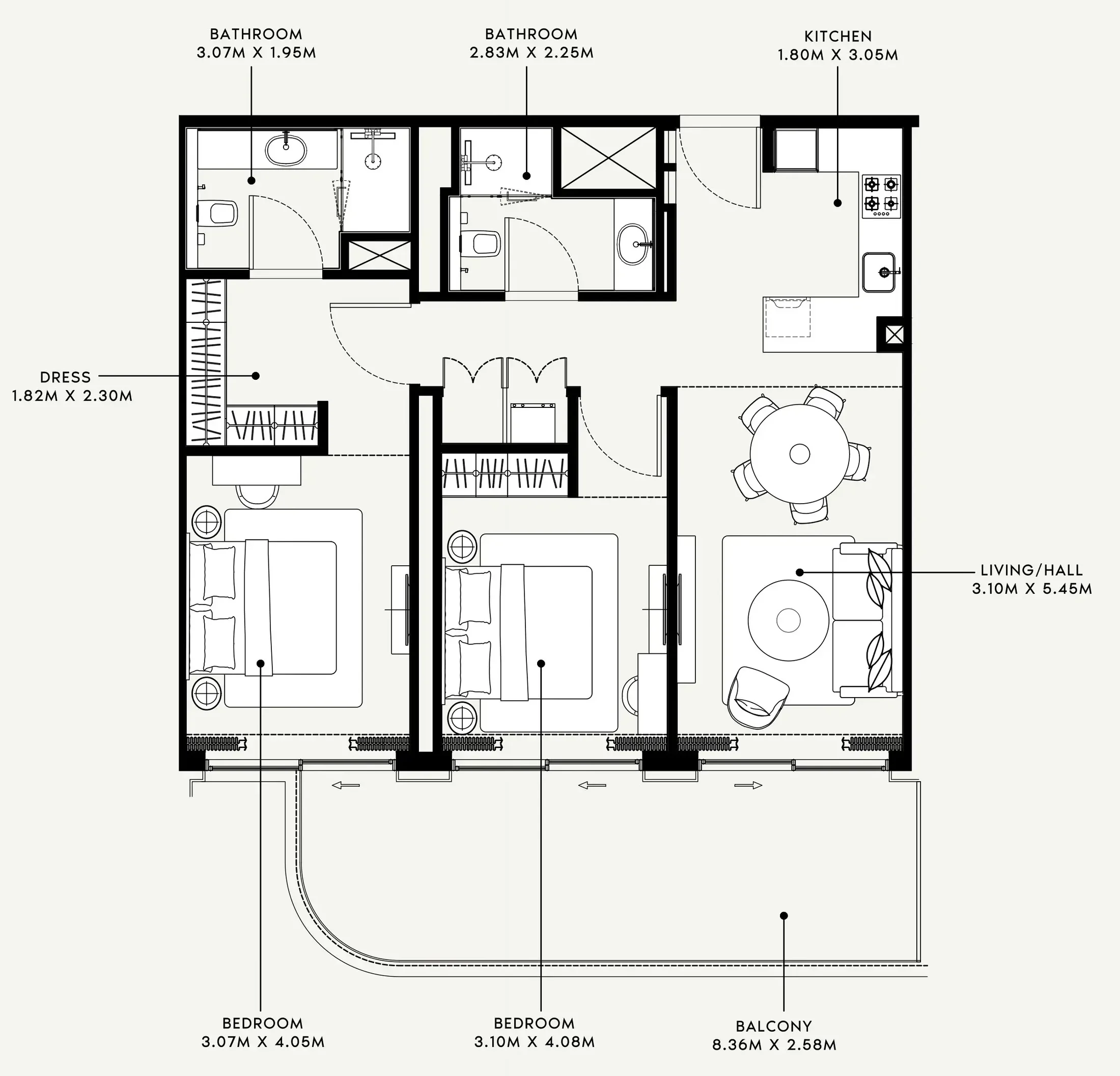 Azizi Azizi Venice floor plan
