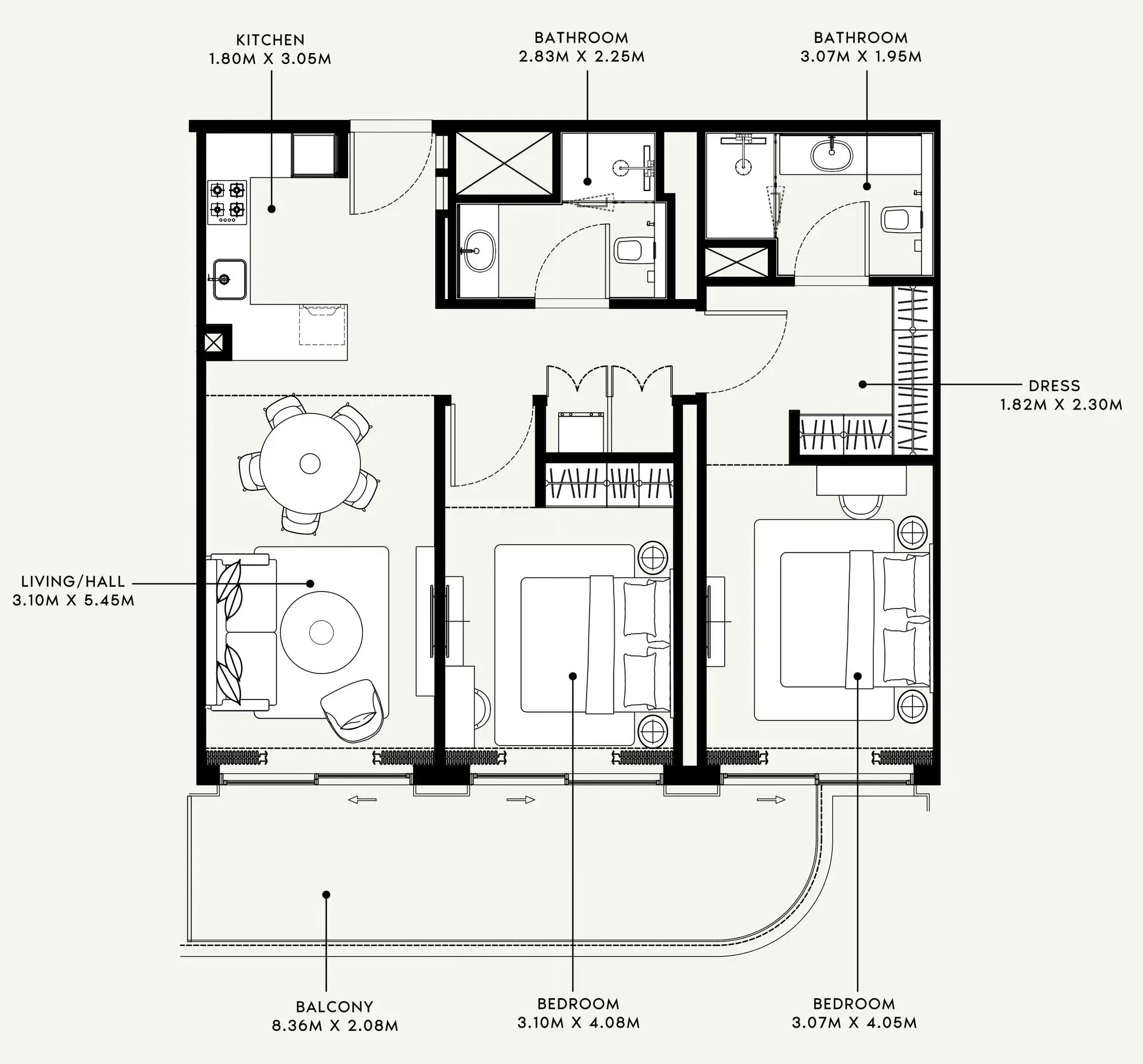 Azizi Azizi Venice floor plan