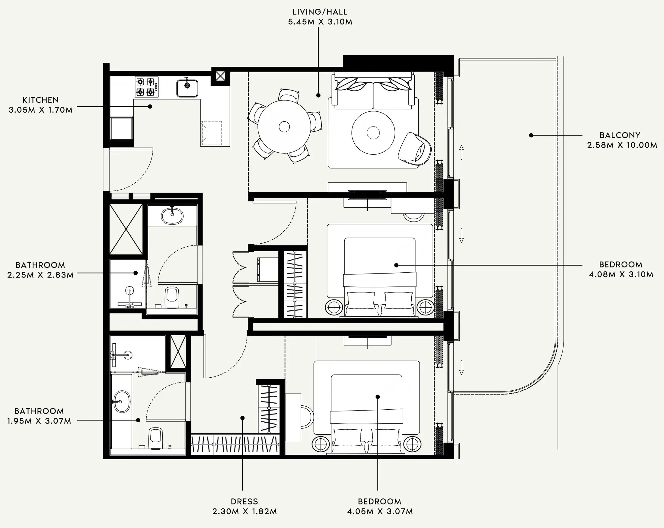 Azizi Azizi Venice floor plan