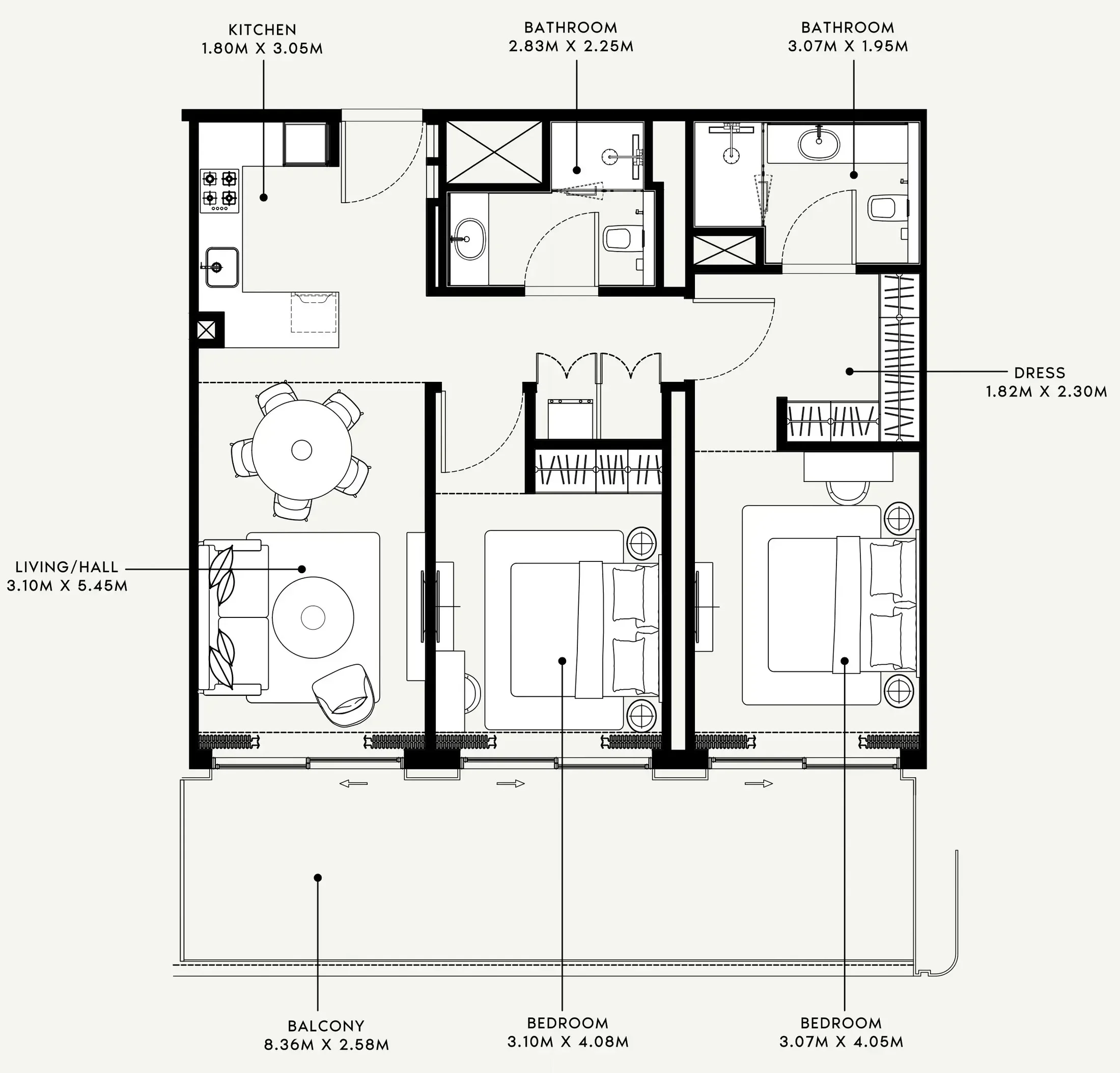 Azizi Azizi Venice floor plan
