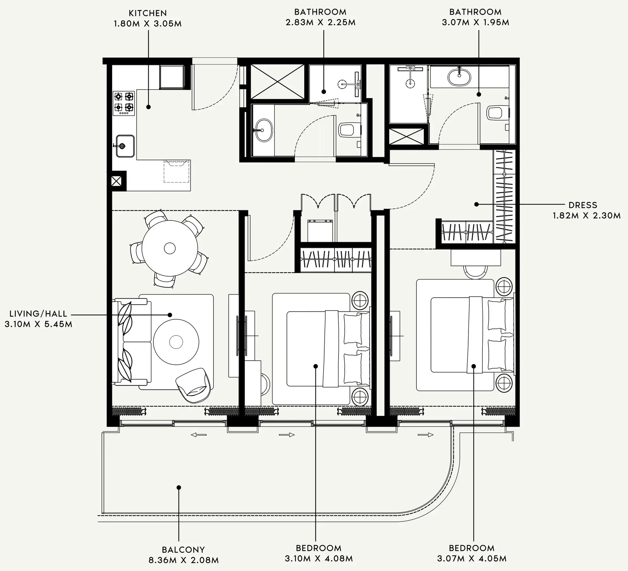 Azizi Azizi Venice floor plan