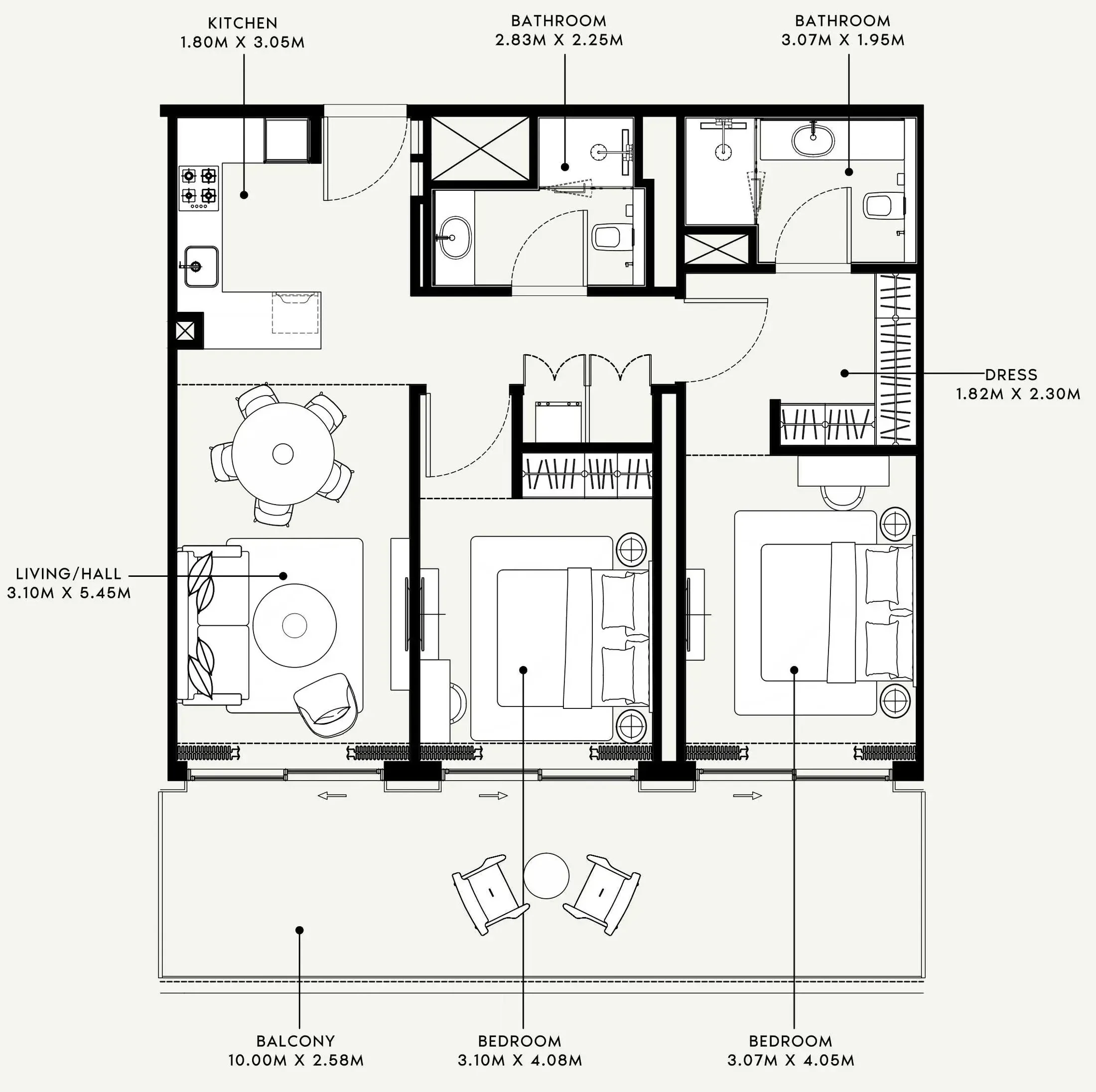 Azizi Azizi Venice floor plan