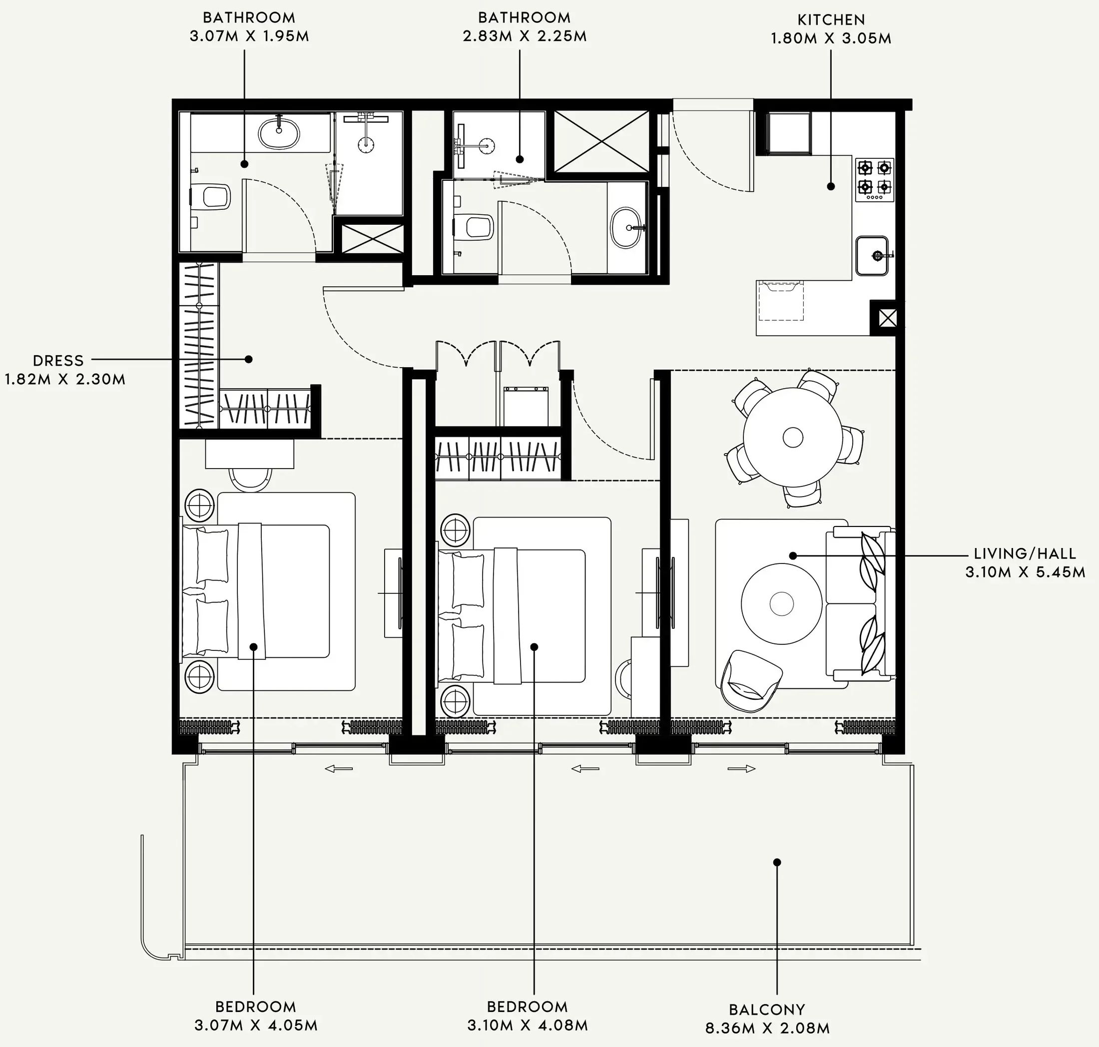 Azizi Azizi Venice floor plan