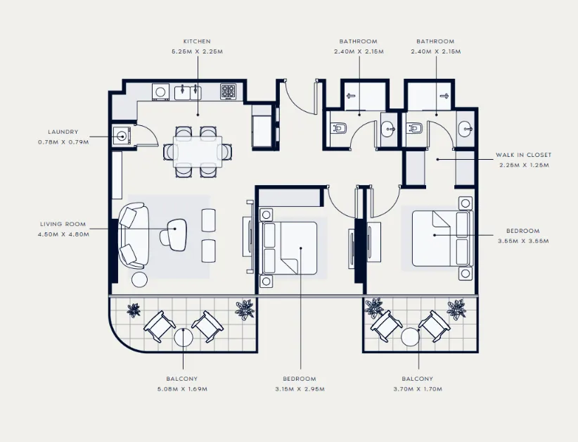 Azizi Azizi Venice floor plan