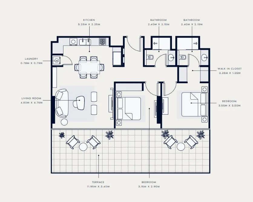 Azizi Azizi Venice floor plan