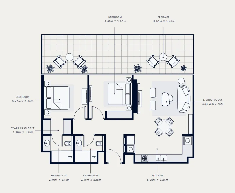 Azizi Azizi Venice floor plan