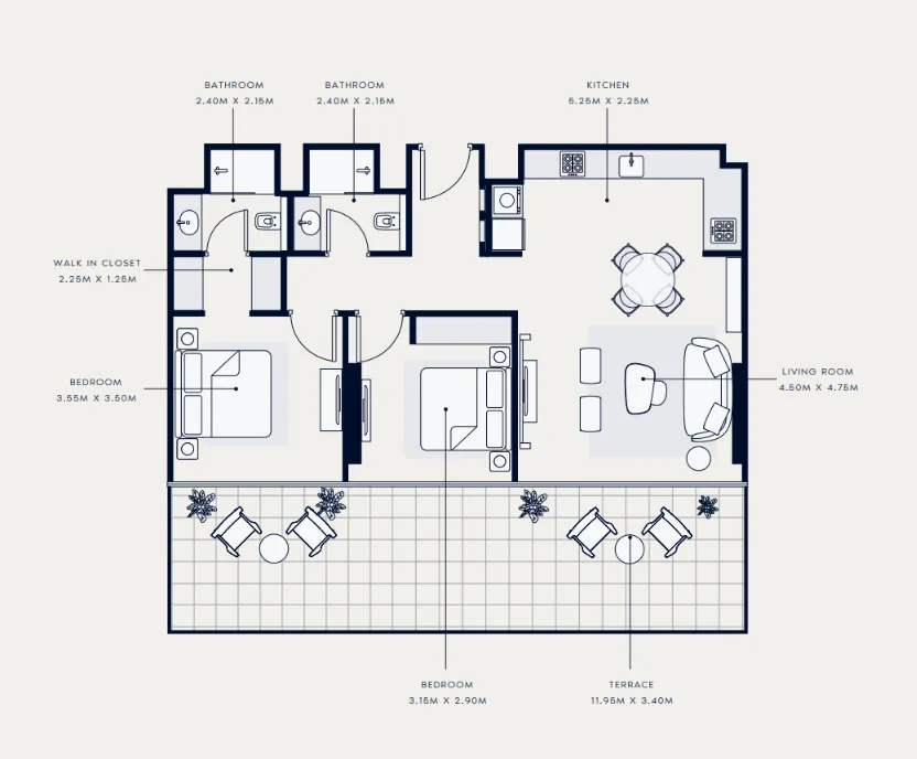 Azizi Azizi Venice floor plan