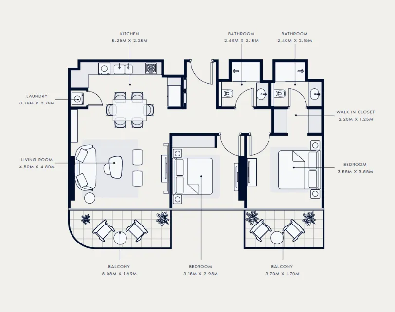 Azizi Azizi Venice floor plan