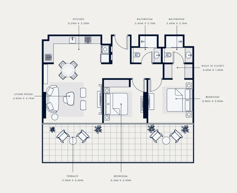 Azizi Azizi Venice floor plan