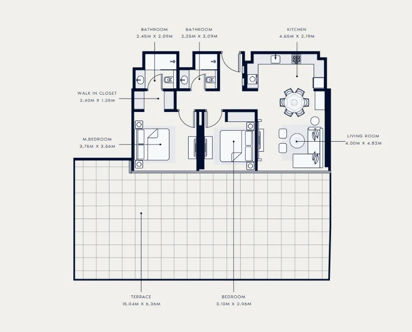 Azizi Azizi Venice floor plan