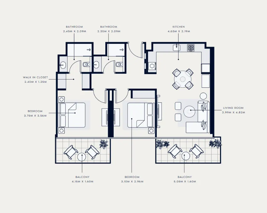 Azizi Azizi Venice floor plan